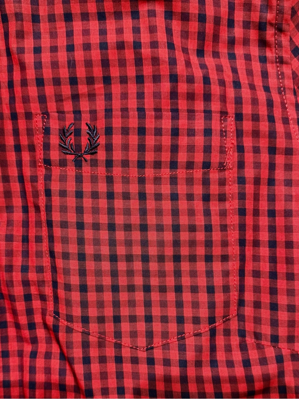*RARE* Fred Perry Mod Ska Check Shirt Dress Made in Portugal UK 14/ US 6-8 - Picture 8 of 8